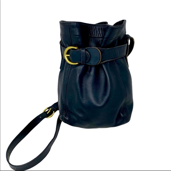 Coach Handbags - COACH Vintage 4156 Soho Belted Pouch. Navy blue genuine leather